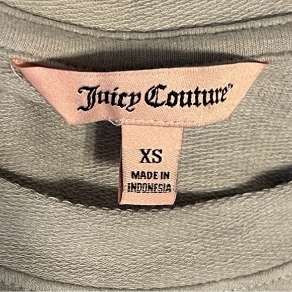 Juicy Couture Gray Lace-Up Women's‎ Top Size XS Leisure Active Travel - Picture 4 of 5